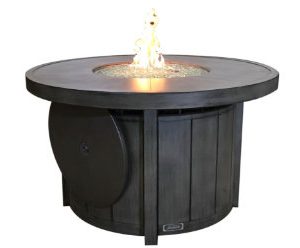 Round Fire Table (with protective glass)